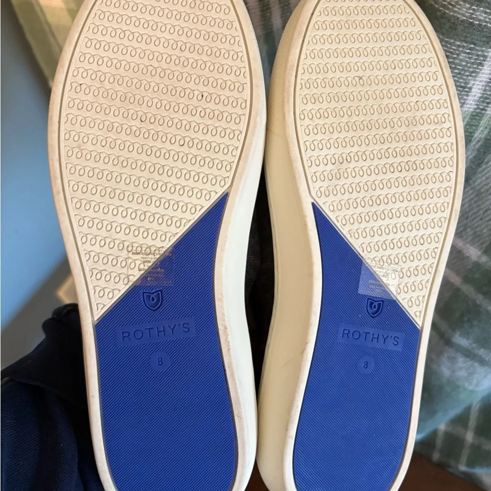 Rothy's the Original leopard print Slip-On Sneakers 8 - Picture 5 of 7
